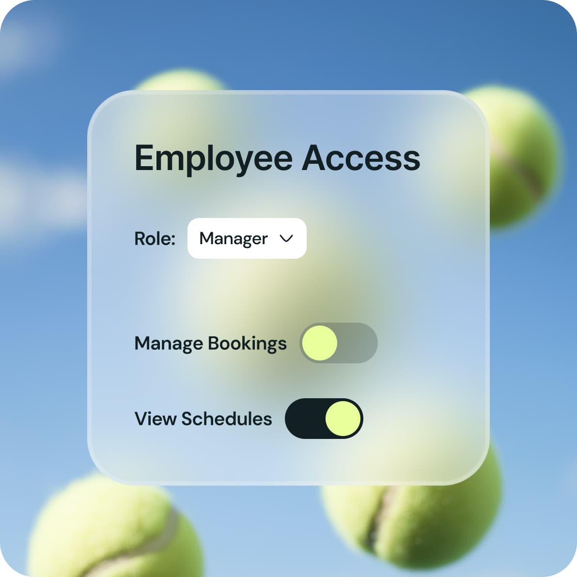 Employee accounts with smart permissions